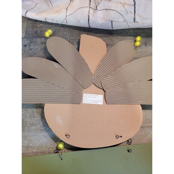 Pilgrim turkey give thanks sign decor fall - Picture 7 of 7